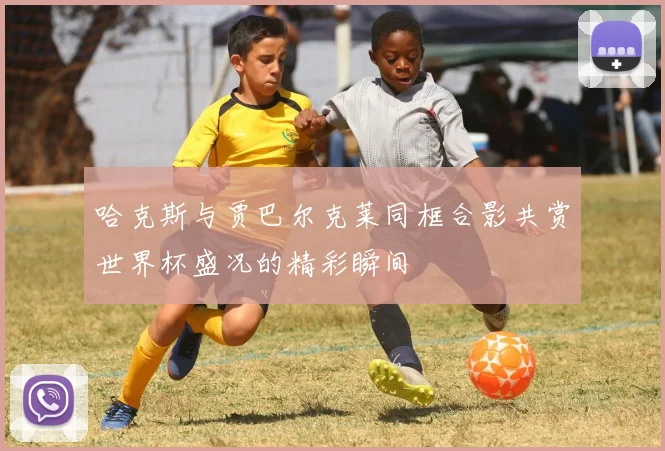 哈克斯与贾巴尔克莱同框合影共赏世界杯盛况的精彩瞬间